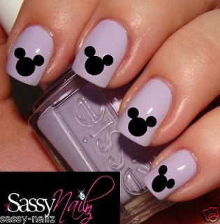 Mouse Disney Head nail art decal water transfer wrap not sticker /foil