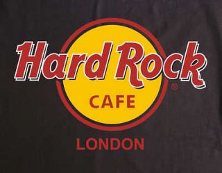 New Black or White London England UK Hard Rock Cafe T Shirt Cotton