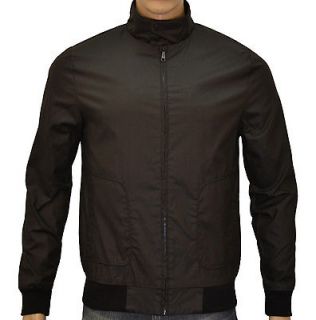 Nixon Mens Derby Too Zip Up Jacket Coat Black Med ium