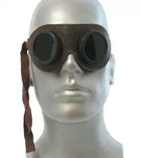 WWII WW2 AVIATOR PILOT SPECTACLES GOGGLES LOOOK *