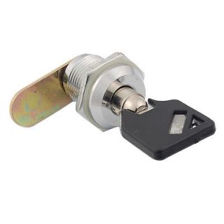 18mm Thread Tubular Key Round Cam Lock for Cabinet Desk Drawer