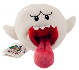 Super Mario Boo White Ghost Stuffed Plush Toy Animal Rare New with Tag
