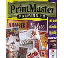 PrintMaster 7 Premier PC CD design print creative desktop publishing