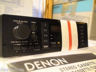 Denon DCR 7600 NEW cassette tape player dolby b/c NR old school NIB