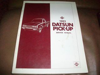 1983 Datsun Pick up truck service manual includes diesel and 4x4
