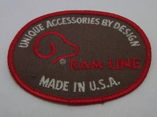 Ram Line Unique Accessories By Design Embroidered Made In USA Iron On