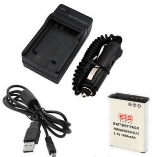 Charger for Nikon COOLPIX S9300 S6300 S6200 S8200 Digital Camera