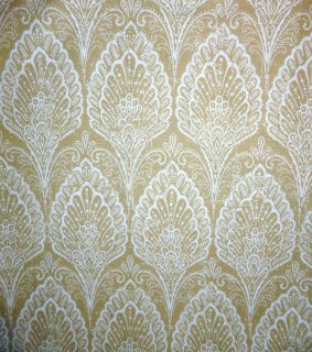 New Target Home Gold Peacock Shower Curtain Gold/White 72x72