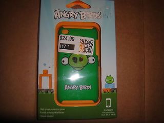 Gear4 Angry Birds iPod Touch 4th G Cover Case Green King Pig