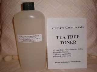TEA TREE OIL TONER witch hazel 12 oz antiseptic, antifungal, antiviral