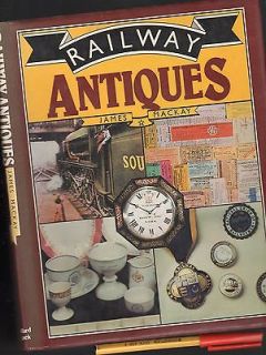 RAILWAY ANTIQUES 136 page hardcover with dustjacket VGC+ Train