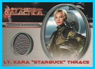 Battlestar Galactica Premiere Costume Card # CC4 Lt. Kara Starbuck
