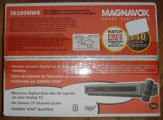 BRAND NEW Magnavox Digital TV Converter OTA With Analog Pass Through