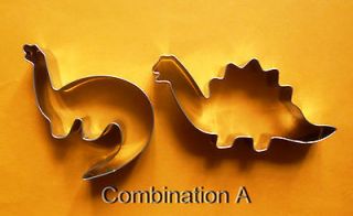 Newly listed Dinosaur party baking biscuit cookie cutter mold 2pcs/set