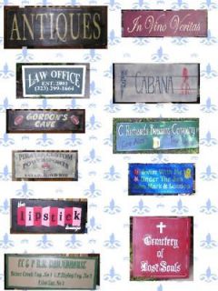CREATE YOUR OWN CUSTOM WOOD SIGN 40 in x 12in
