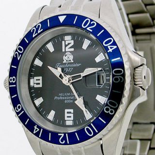 SAFE Professional GERMAN Tauchmeister DIVER SWISS GMT 60ATM T0138