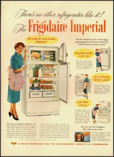 1950s Vintage ad for The Frigidaire Imperial refrigerator (050512)