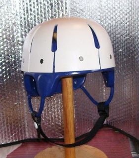 UNUSED Danmar 9821 SPECIAL NEEDS Hardshell Helmet WHITE/BLUE SIZE