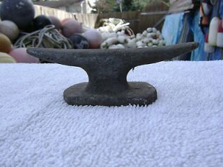 OLD GALVANIZED WELD ON SHIP BOAT DOCK CLEAT CHOCK DECOR
