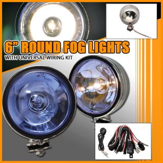 OFFROAD DRIVING FOG LIGHTS LAMPS BLUE LENS W/SWITCH DODGE (Fits D150
