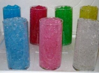 Centerpiece Vase Filler   10 colors   Crushed Diamond Ice Gel