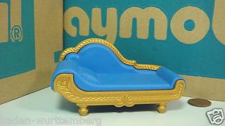 Playmobil 3022 fairy tales salon series blue/gold chaise longue geobra