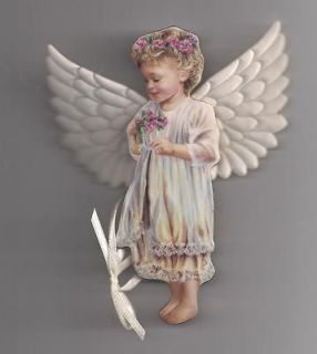 Heavens Little Angel Ornament Bradford Editions   GARDEN MIRACLE (AA