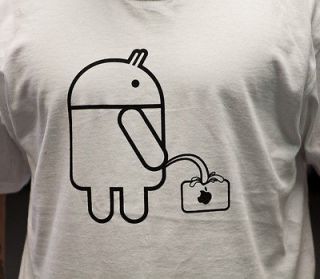 Android T Shirt B&W Android Guy T Shirt