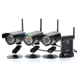 Wireless Waterproof IR 27 LED CCTV Security Camera PC TV +Receiver