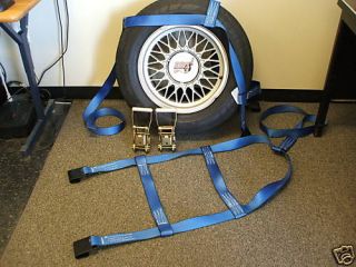 DEMCO Basket Straps 2 Ratchets Wheel Tie Tow Dolly B