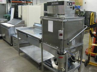 Jackson Commercial Dishwasher and SS Counter & Trays EXCELLEN T 30 Day