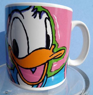 Donald Duck Disney Coffee Tea Cup Mug Applause Waving Great Stocking