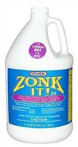 Zonk It Fly Insect Spray Horse Dogs Tick Fleas 1 Gallon NWT