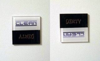 Dishwasher Magnet   CLEAN / DIRTY 2x2   The MINI one