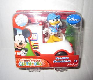Fisher Price Disney Mickey Mouse Clubhouse Donald Duck & Ambulance