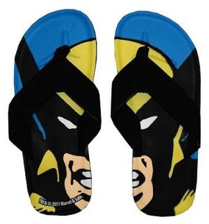 Wolverine Face X Men Marvel Comics Flip Flops Sandals