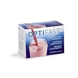OPTIFAST 800 STRAWBERRY POWDER SHAKES  6 BOXES  42 SERVINGS  1/2