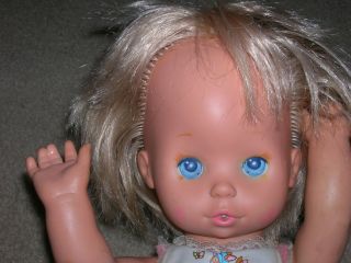 1979 Mattel Baby Cries for You Doll   Pull String AS IS condition