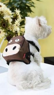 NEW Super Cute Fashion Cartoon Backpack For Small Medium Dog Puppy