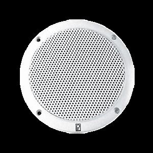 inch 2 Way Coax Integral Grill Marine Speaker   (Pair) White