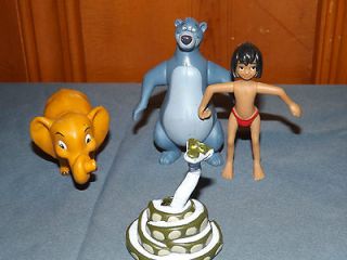 DISNEYS THE JUNGLE BOOK FIGURE TOYS LOT OR CAKE TOPPERS BALOO