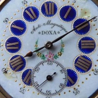 watch store window display Doxa MONSTER SIZE pocket watch.68mm Box