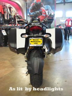 Ducati Multistrada 1200 hardbag reflective decals