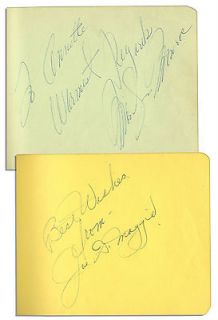 Marilyn Monroe & Joe Ds Autographs In the Same Album