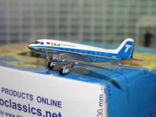 AeroClassics TAA Airlines of New Guinea DC 3 VH SBB 1/400 **Free S&H**