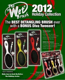 LUXOR PRO   THE WET DETANGLING HAIR BRUSH   2012 HOLIDAY COLLECTION