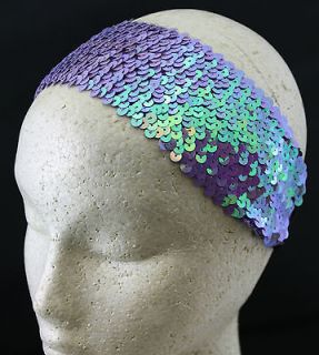 headband PASTEL PURPLE 2.75 wide stretch hairband dance cheer dressy