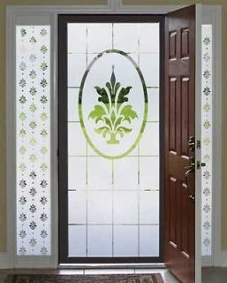 Decorative Window Film Etched Glass DORAL Door Clings