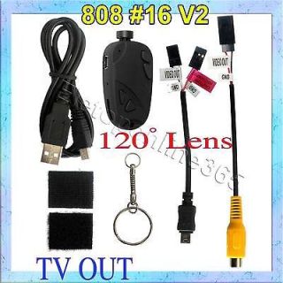 Mini DVR 808 #16 Lens D Car Key Micro Camera Hidden Video Recorder Spy