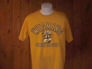 NCAA University Of Wyoming Cowboys Mascot Cowboy Joe Club Yellow Large